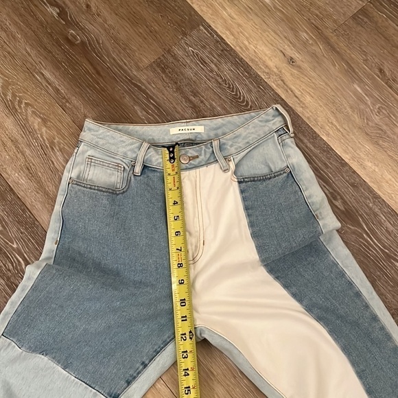 Pacsun Eco Hopper Patch Mom Jeans size 27 - Picture 11 of 11
